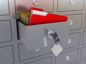 documents in secure storage